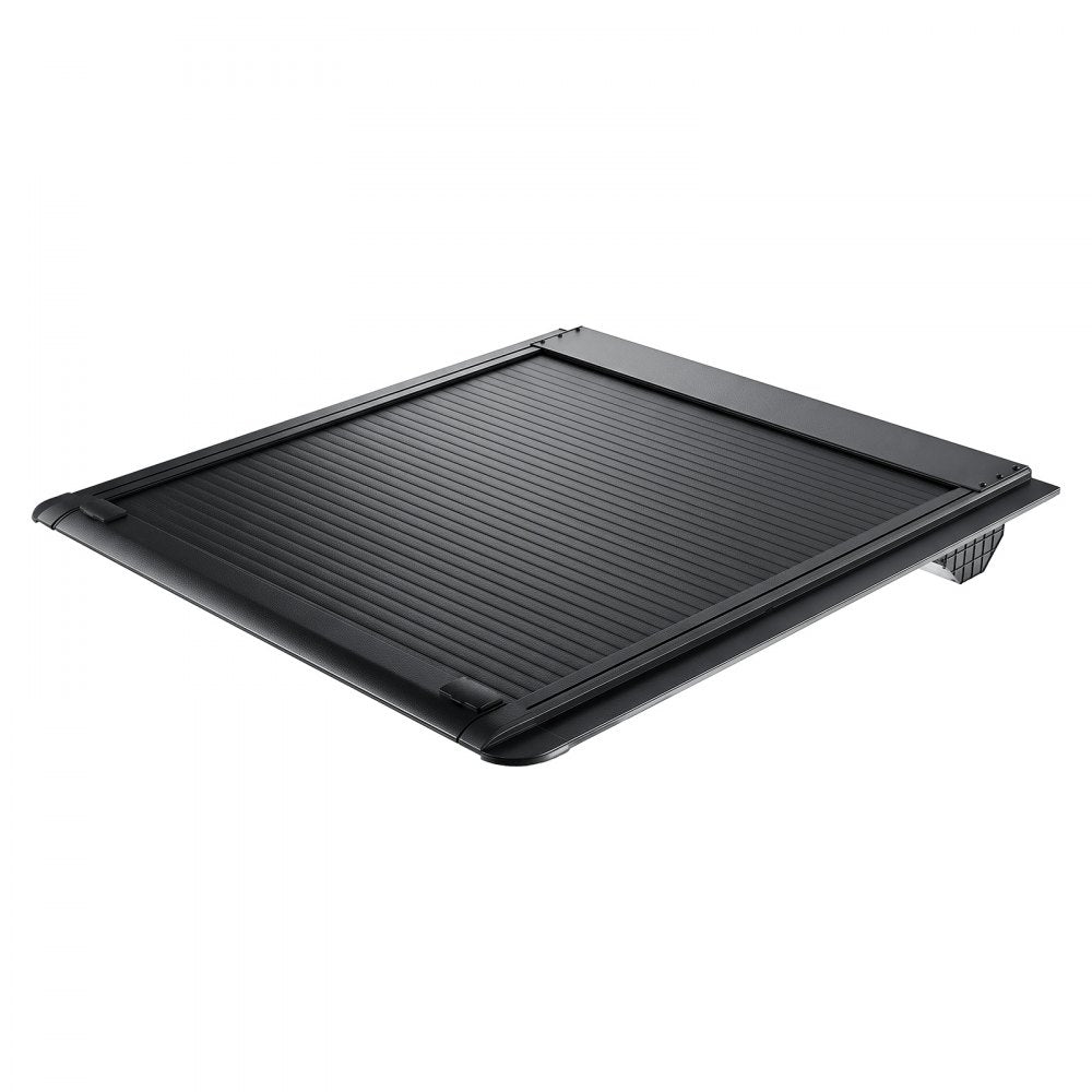 VEVOR Retractable Tonneau Cover 5.8FT Hard Truck Bed Cover Manual Retract, Compatible with 2007-2026 Silverado/Sierra 1500 5.8FT Bed (69.3"), Waterproof Aluminum Frame, T-Slot & Lock Key for Trips