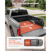 VEVOR Retractable Tonneau Cover 5.5FT Hard Truck Bed Cover Manual Retract, Compatible with 2022-2026 Toyota Tundra Crew Cab with Deck Rail System 5.5FT Bed (66.7"), Waterproof Aluminum, Lock for Trips