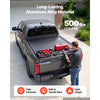 VEVOR Retractable Tonneau Cover 5.5FT Hard Truck Bed Cover Manual Retract, Compatible with 2022-2026 Toyota Tundra Crew Cab with Deck Rail System 5.5FT Bed (66.7"), Waterproof Aluminum, Lock for Trips