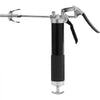 VEVOR Pistol Grip Grease Gun, 6000 PSI, 14 OZ / 400 CC Capacity Heavy Duty Professional Grease Gun, with 17.72 Inch Flexible Hose 1 Black Flat Coupler, 1 Pointed Coupler, and 1 Bent Metal Pipe