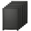 VEVOR Paper Blinds, 6 Pack, 36 in x 72 in, Temporary Blackout Pleated Paper Shades, No Tools No Drilling, Pleated Blinds with Adhesive, Easy to Cut and install, for Indoor Windows, Kitchen, Bedroom
