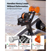VEVOR Boat Trailer Winch Stand with Roller, 3500 lbs, 20ft Orange Polyester Strap, Boat Winch Mount, for 2-3 Inches W x 3-4 Inches H Trailer Tongue, Fit for Jet Ski, Sailboat, Speedboat