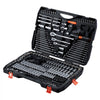 VEVOR Mechanics Tool Set, 308-Piece Mechanic Tool Kit, 1/4 in, 3/8 in, and 1/2 in Drive, SAE and Metric Socket Set, Wrenches, Screwdriver Bits, Accessories, and Storage Case, for Automotive Repair