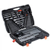 VEVOR Mechanics Tool Set, 308-Piece Mechanic Tool Kit, 1/4 in, 3/8 in, and 1/2 in Drive, SAE and Metric Socket Set, Wrenches, Screwdriver Bits, Accessories, and Storage Case, for Automotive Repair
