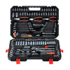 VEVOR Mechanics Tool Set, 314-Piece Mechanic Tool Kit, 1/4 in, 3/8 in, and 1/2 in Drive, Metric Socket Set, Wrenches, Screwdriver Bits, Accessories, and Storage Case, for Automotive and Home Repair