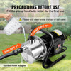 VEVOR Shallow Well Pump, 1.1 HP 115V, 978 GPH 131 ft Height, 40psi Max Pressure, Portable Stainless Steel Sprinkler Booster Jet Pumps for Garden Lawn Irrigation system, Lake Fountain, Water Transfer