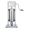 VEVOR Manual Sausage Stuffer, 11 LBS / 5 L Vertical Meat Stuffer, Heavy Duty Sausage Casing Meat Stuffing Machine, Dual-Speed Stainless Steel Filler with 5 Filling Tubes, for Commercial and Home Use