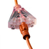 VEVOR Retractable Extension Cord Reel, 30 FT, Heavy Duty 16AWG/3C SJTOW Power Cord, with Lighted Triple Tap Outlet 10 Amp Circuit Breaker, for Ceiling or Wall Mount Garage and Shop, ETL Listed