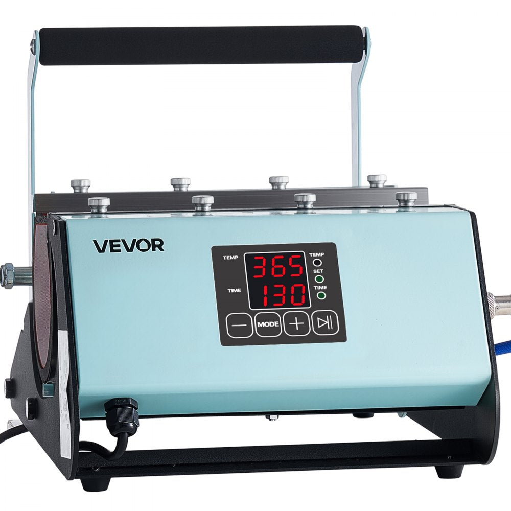 VEVOR Tumbler Heat Press Machine, 11-30 oz Mug Press, Fast and Even Heating, with Tape and Gloves, Easy Temp and Time Setting, Heat Transfer for Sublimation Tumblers, Cups, Mugs, Black and Green