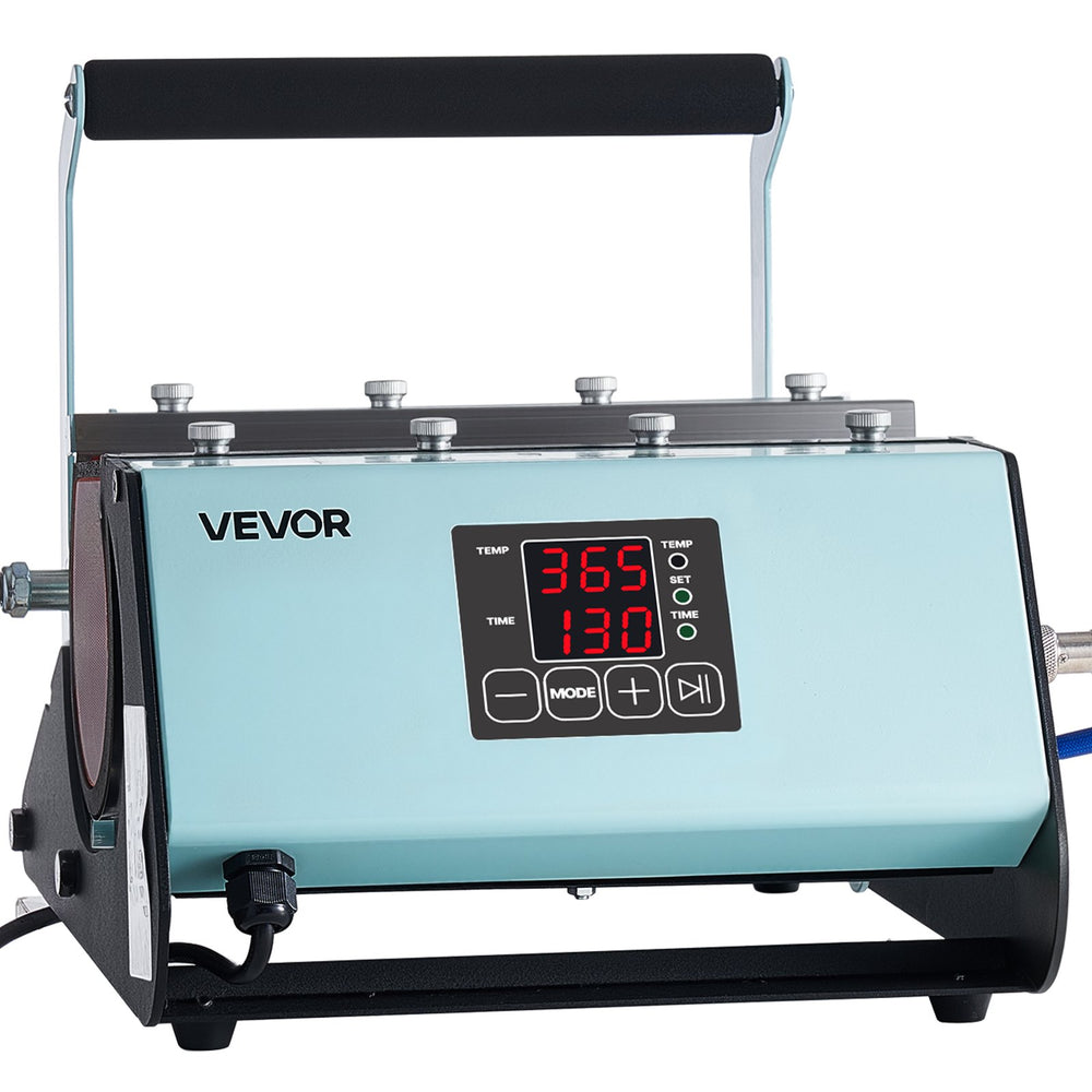 VEVOR Tumbler Heat Press Machine, 11-30 oz Mug Press, Fast and Even Heating, with Tape and Gloves, Easy Temp and Time Setting, Heat Transfer for Sublimation Tumblers, Cups, Mugs, Black and Green