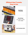 VEVOR Tumbler Heat Press Machine, 11-30 oz Mug Press, Fast and Even Heating, with Tape and Gloves, Easy Temp and Time Setting, Heat Transfer for Sublimation Tumblers, Cups, Mugs, Black and White