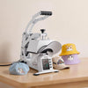 VEVOR Hat Heat Press Machine, with 2 Interchangeable Platens and Caps Stretcher, Precise Temperature & Time Control, Heat Press for Hats and Caps, for HTV Iron On and Sublimation Projects, White