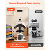VEVOR Hat Heat Press Machine, 8.5 x 4 in Large Heating Plate, with Caps Stretcher, Precise Temperature & Time Control, Heat Press for Hats and Caps, for HTV Iron On and Sublimation Projects, White