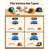 VEVOR Hat Heat Press, 4-in-1 Cap Heat Press Machine, 6 x 3in Clamshell Sublimation Transfer, LCD Digital Timer Temperature Control with 4pcs Curved Heating Elements (6x3/6.7x2.7/6.7x2.7/8.1x3.5)