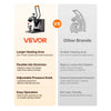 VEVOR Hat Heat Press, 4-in-1 Cap Heat Press Machine, 6 x 3in Clamshell Sublimation Transfer, LCD Digital Timer Temperature Control with 4pcs Curved Heating Elements (6x3/6.7x2.7/6.7x2.7/8.1x3.5)