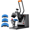 VEVOR Hat Heat Press, 4-in-1 Cap Heat Press Machine, 6 x 3in Clamshell Sublimation Transfer, LCD Digital Timer Temperature Control with 4pcs Curved Heating Elements (6x3/6.7x2.7/6.7x2.7/8.1x3.5)