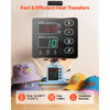 VEVOR Hat Heat Press Machine, with 4 Interchangeable Platens and Caps Stretcher, Precise Temperature & Time Control, Heat Press for Hats and Caps, for HTV Iron On and Sublimation Projects, Light Blue