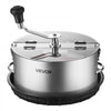 VEVOR Manual Bud Leaf Trimmer, 12 in Reaper Bowl Bud Trimmer with Stainless Steel Blades, Visual Cutting , Wet & Dry Hydroponic Cutting Machine with Tray, Twisted Spin Cut for Plant Buds Flowers