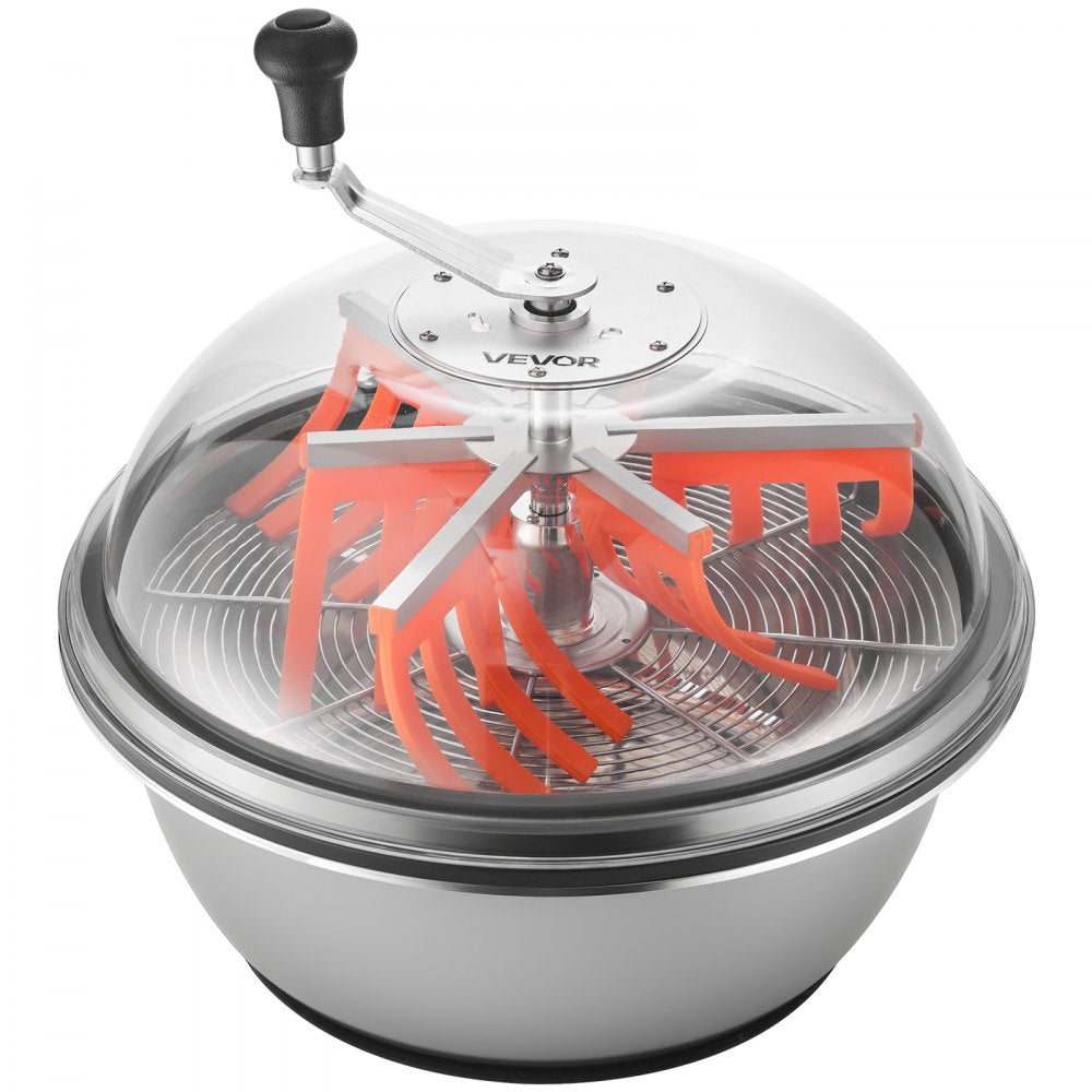 VEVOR Bud Leaf Bowl Trimmer, 19 in Manual Bud Trimmer, with Sharp Stainless Steel Blades, Visual Cutting, Wet & Dry Hydroponic Cutting Machine, Twisted Spin Cut for Plants Leaves Buds Flowers