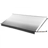 VEVOR Manual RV Awning Complete Kit, 18.12FT Retractable RV Awning with Aluminum Alloy Frame & Waterproof PVC Fabric, Outdoor Camping Trailer Awnings Fit Most RVs (18FT Type, Gradient Black)