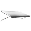 VEVOR Manual RV Awning Complete Kit, 18.12FT Retractable RV Awning with Aluminum Alloy Frame & Waterproof PVC Fabric, Outdoor Camping Trailer Awnings Fit Most RVs (18FT Type, Gradient Black)