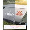 VEVOR Manual RV Awning Complete Kit, 14.12FT Retractable RV Awning with Aluminum Alloy Frame & Waterproof PVC Fabric, Outdoor Camping Trailer Awnings Fit Most RVs (14FT Type, Gradient Black)