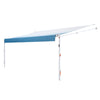 VEVOR Manual RV Awning Complete Kit, 15.12FT Retractable RV Awning with Aluminum Alloy Frame & Waterproof PVC Fabric, Outdoor Camping Trailer Awnings Fit Most RVs (15FT Type, Gradient Blue)