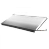 VEVOR Manual RV Awning Complete Kit, 20.12FT Retractable RV Awning with Aluminum Alloy Frame & Waterproof PVC Fabric, Outdoor Camping Trailer Awnings Fit Most RVs (20FT Type, Gradient Black)