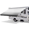 VEVOR Manual RV Awning Complete Kit, 20.12FT Retractable RV Awning with Aluminum Alloy Frame & Waterproof PVC Fabric, Outdoor Camping Trailer Awnings Fit Most RVs (20FT Type, Gradient Black)