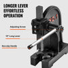 VEVOR Arbor Press, 1 Ton Manual Arbor Press, 5.9" Maximum Height, Cast Iron Heavy-duty Manual Desktop Arbor Press, Precision Hand Press for Stamping, Bending, Stretching, Forming