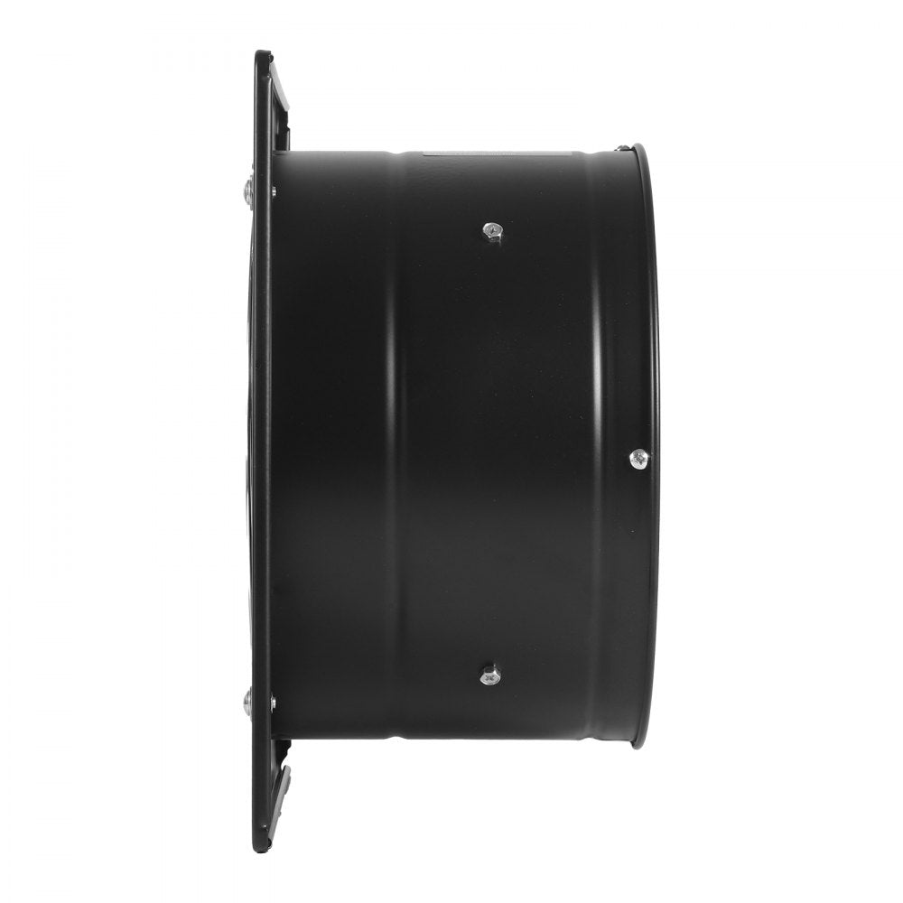 VEVOR 10 Inch Exhaust Fan, 988 CFM High Velocity Wall Mount Vent Fan with On/Off Control, Low Consumption, Portable Ventilation Extractor for Attic,Garage,Basement,Workshop,Kitchen, Chicken Coop,Black