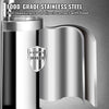 VEVOR Sausage Stuffer, 5LBS/3L Capacity, 304 Stainless Steel Vertical Sausage Stuffer, Sausage Filling Machine with 3 Stuffing Tubes, Suction Base and Manual Crank for Household or Commercial Use