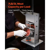 VEVOR Manual Sausage Stuffer, 7 LBS / 3 L Vertical Meat Stuffer, Heavy Duty Sausage Casing Meat Stuffing Machine, Dual-Speed Stainless Steel Filler with 5 Filling Tubes, for Commercial and Home Use