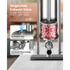 VEVOR Manual Sausage Stuffer 7L/15LBS Vertical Sausage Machine Dual-Speed, Food-Grade 304 Stainless Steel Meat Stuffer, Includes 5 Stuffing Tubes, for Home Kitchen Restaurant Commercial