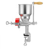 VEVOR Manual Grain Mill with High Hopper, Hand-Crank Corn Grinder, Heavy Duty Cast Iron Wheat Grinding Mill with Stable Table Clamp & Dust Cover for Grains Spices Coffee Beans Nuts