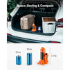 VEVOR Hydraulic Bottle Jack, 6 Ton (13227.6 lbs) Capacity, 7.7-14.8 Inch Lifting Range, Heavy Duty Welded Bottle Jack for Car, SUV, Pickup, Auto Repair, House Lift and Agricultural Equipment, Orange