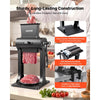 VEVOR 2-in-1 Manual Meat Tenderizer & Beef Jerky Slicer Steak Turkey Pork, Commercial Meat Tenderizer Machine, with Clamp, 5.8 in Feed Port, 2 Sets of Stainless Steel Blades, Aluminum Construction