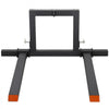 VEVOR 3 Point Hitch Pallet Forks 4000 lbs 50 in Tractor Fork Attachment, Great for Category 1 Tractors, 29-46 in Adjustable Width, Heavy-Duty Reinforced Steel Body, Quick-Attach System, Orange Tips