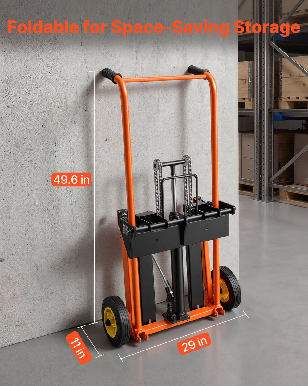 VEVOR Hydraulic Material Lift Winch Stacker - image 5