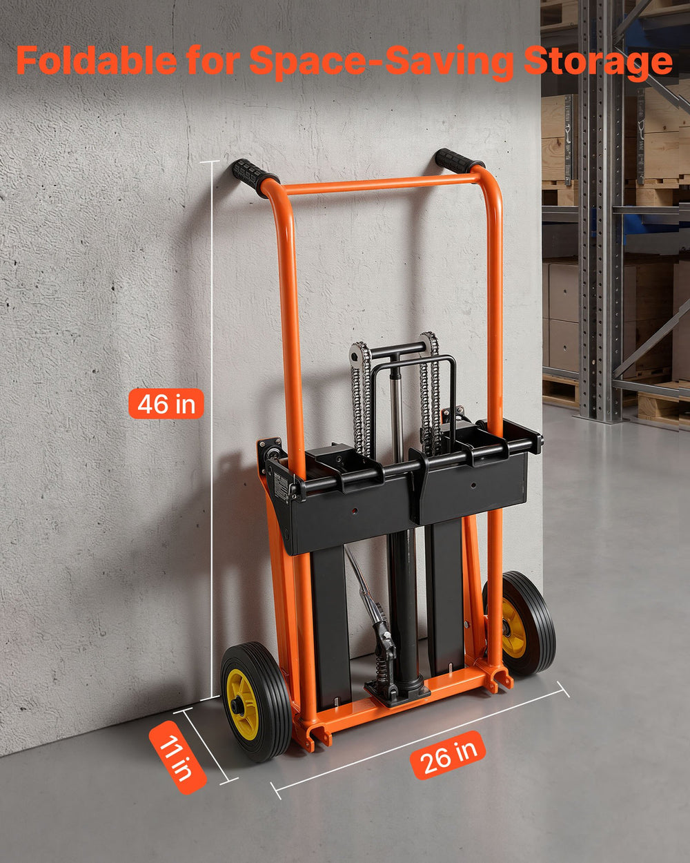 VEVOR Hydraulic Material Lift Winch Stacker - image 5