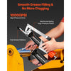 VEVOR Grease Gun, 10000 PSI High Pressure, Heavy Duty Pistol Grip Grease Gun Kit with 14 oz Capacity, Includes 18-Inch Flex Hose, 1 Extension Rigid Pipe and 1 Sharp Type Nozzle for Automotive, Marine