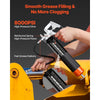 VEVOR Grease Gun, 8000 PSI, Pistol Grip Grease Gun Kit with 14 oz Capacity, Includes 18-Inch Flex Hose, Double Handle Grease Coupler, Extension Rigid Pipe & Sharp Type Nozzle for Automotive, Marine