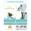 VEVOR Hat Heat Press Machine, with 4pcs Interchangeable Platens, Precise Temperature and Time Control, Hat Press for HTV Iron On and Sublimation Projects, for Caps, Headbands, Cuffs, Face Masks, Green