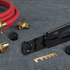 VEVOR PEX Pipe Crimping Tool Kit, Press Crimper for 3/8", 1/2", 3/4", 1" Crimp Rings, with 3 Jaw Dies, PEX Tubing Cutter, Go/No-Go Gauge, Copper Ring Removal Tool, Meets ASTM F1807 Standards
