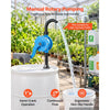 VEVOR Drum Pump 4-6.7 GPM Flow Polypropylene Rotary Barrel Pump Hand Crank, Fits 15 to 55 Gallon Drums, Hand-Operated with Suction Tube, Rapid Transfer of Water, Diesel, Kerosene, Mild Acids & Alkalis