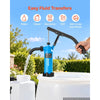 VEVOR Drum Pump 10 oz per Stroke PP Hand Operated DEF Pump Blue + Black, Fits 15 to 55 Gallon Drums & Barrels, with Telescoping Suction Tube, Transfers Water, Diesel, Kerosene, Mild Acids & Alkalis