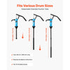 VEVOR Drum Pump 10 oz per Stroke PP Hand Operated DEF Pump Blue + Black, Fits 15 to 55 Gallon Drums & Barrels, with Telescoping Suction Tube, Transfers Water, Diesel, Kerosene, Mild Acids & Alkalis