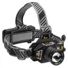 VEVOR Headlamp, Bright LED Rechargeable Headlight, Lightweight Head Flashlight with 16 Lighting Modes, Adjustable Headband & 90° Angle, Zoomable Head Lamp for Camping, Running, Hiking, Fishing