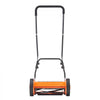 VEVOR Push Reel Lawn Mower 14 inch, 5 Blades Manual Push Mower No Motor, 0.6-1.75 in Adjustable Cutting Height, Walk-Behind Lawn Mowers with Grass Catcher Bag for Green Lawns, Driveways, Courtyards