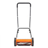 VEVOR Push Reel Lawn Mower 16 inch, 5 Blades Manual Push Mower No Motor, 0.6-1.75 in Adjustable Cutting Height, Walk-Behind Lawn Mowers with Grass Catcher Bag for Green Lawns, Driveways, Courtyards